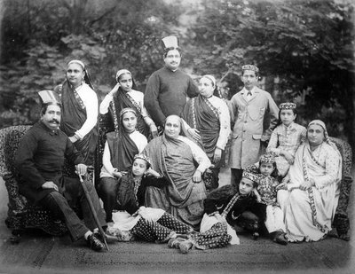 Parsee Family by European Photographer